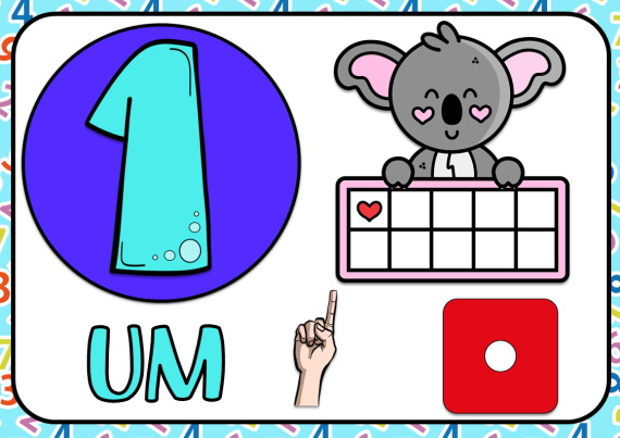 Cartazes de Números de 1 a 10 Tema Koala - Image 2