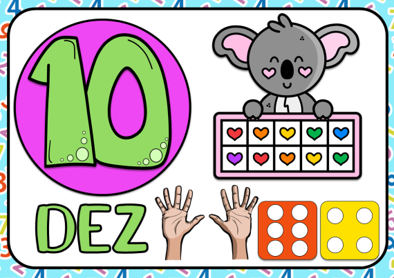Cartazes de Números de 1 a 10 Tema Koala - Image 4