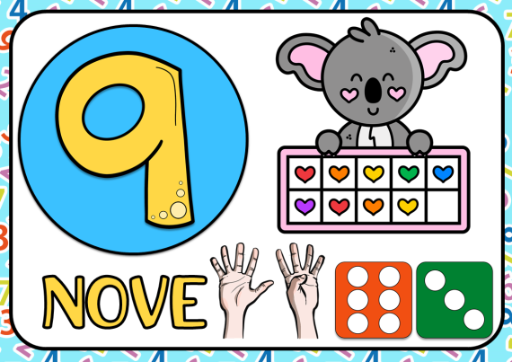 Cartazes de Números de 1 a 10 Tema Koala - Image 3
