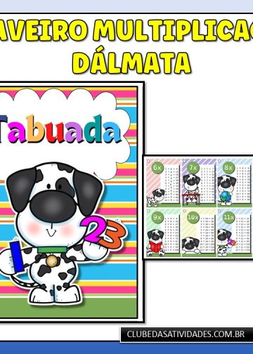 Chaveiro Multiplicação - Dálmata