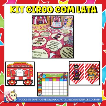 Kit Circo com Lata