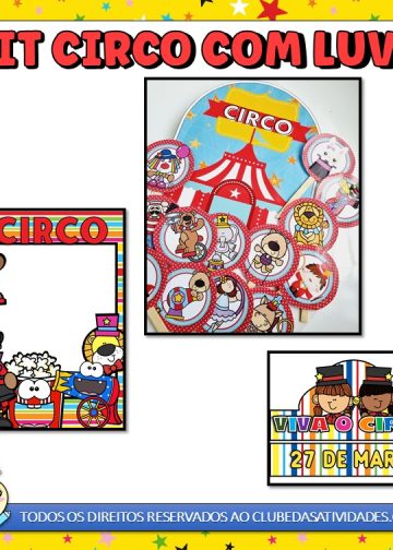 kit circo com luva