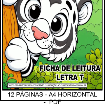 ficha leitura letra t