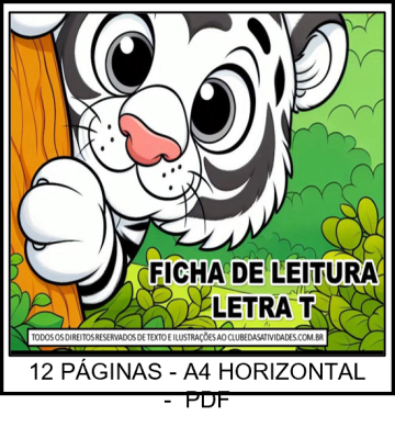 ficha leitura letra t
