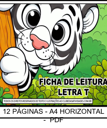 ficha leitura letra t