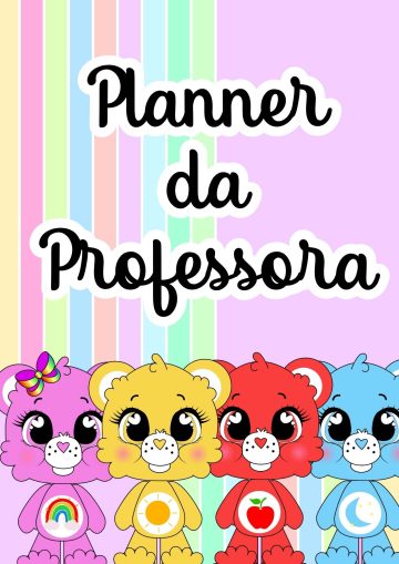 Planner Ursinhos Carinhosos para Professores