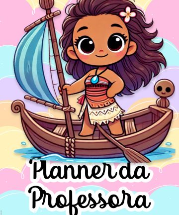 Planner Moana Baby para Professores