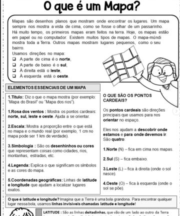 mapa geografia 4 ano