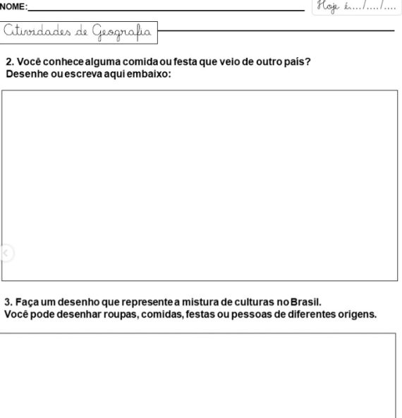 Formação do Povo Brasileiro - 4º ano