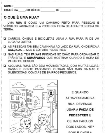 a rua geografia 1