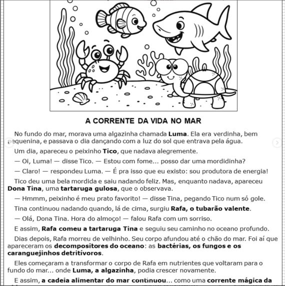 Cadeia alimentar conceito e atividades para 4º ano - Imagem 5