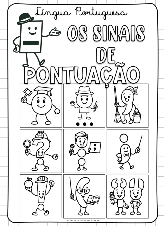 sinais de pontuacao 3 ano 4 ano 5 ano