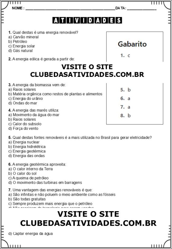 Tipos de Energia para 3º a 5º ano - Imagem 11