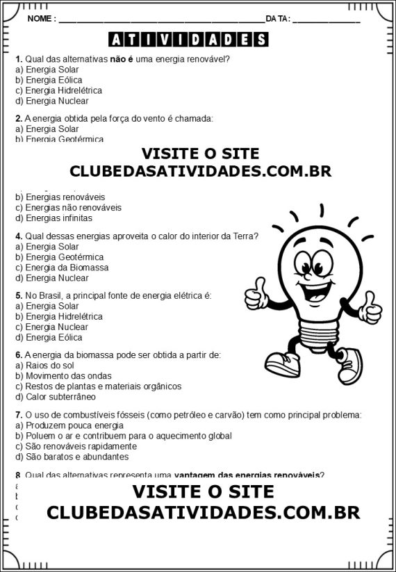 Tipos de Energia para 3º a 5º ano - Imagem 8
