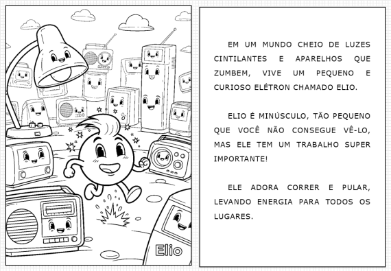 A Aventura de Elio, o Elétron e atividades - Imagem 2