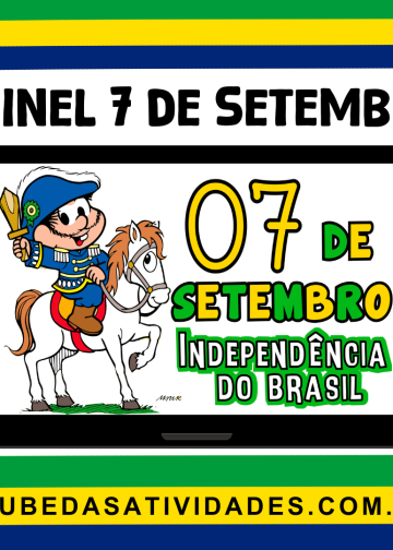 Painel 7 de setembro - clubedasatividades.com.br