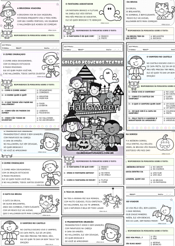 Pequenos Textos de Halloween 1
