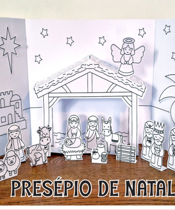 Presépio de Natal 3D