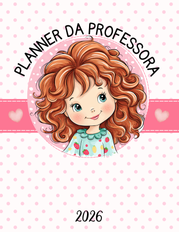 Planner da Moranguinho para professores 2026 Planner da Moranguinho para professores 2026