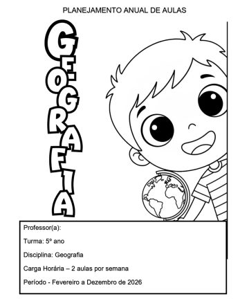 Planejamento de aulas - 5º ano – Geografia – 2 aulas por semana