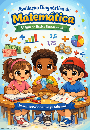AVALIAÇÃO DIAGNÓSTICA DE MATEMÁTICA – 5º ANO AVALIAÇÃO DIAGNÓSTICA DE MATEMÁTICA – 5º ANO