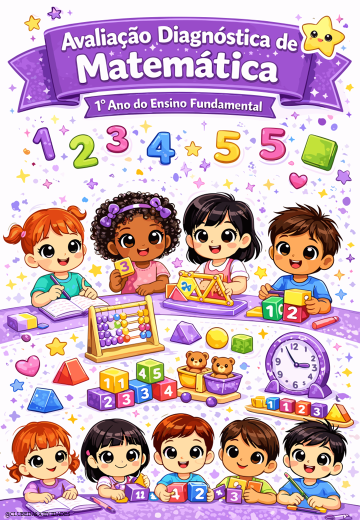 AVALIAÇÃO DIAGNÓSTICA DE MATEMÁTICA – 1º ANO AVALIAÇÃO DIAGNÓSTICA DE MATEMÁTICA – 1º ANO