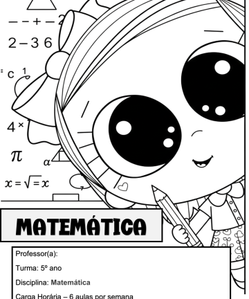 PLANEJAMENTO ANUAL DE AULAS 5 ano matematica