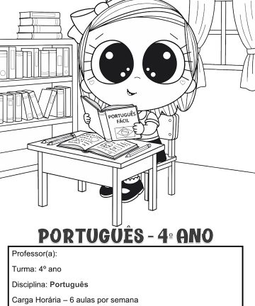 Planejamento de Aulas Anual Português - 4º ano