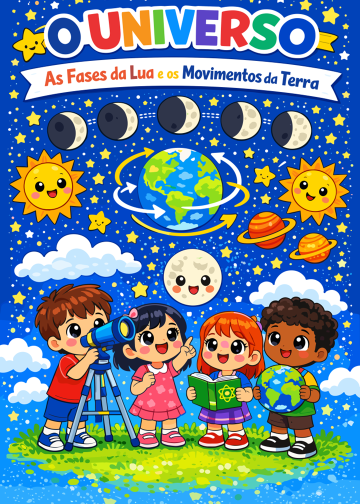 Universo – As fases da lua – Os movimentos da terra - 3° ano Fundamental