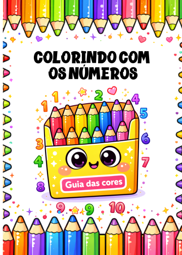 Atividade de colorir com os números
