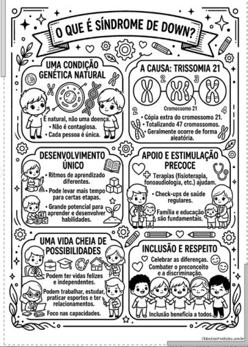 Atividades sobre a Síndrome de Down e inclusão
