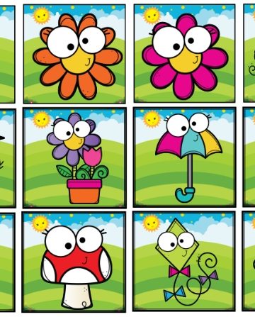 Jogo da Memória – Bichinhos de Jardim (Tema Primavera)
