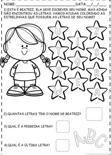 O Nome - Alfabetização Inicial