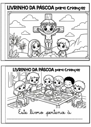 Livrinho História da Páscoa de Jesus