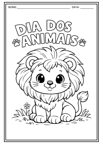 DIA DOS ANIMAIS – DESENHOS GRATUITOS PARA COLORIR DIA DOS ANIMAIS – DESENHOS GRATUITOS PARA COLORIR