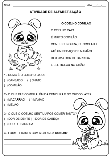 Atividade Alfabetização Letra – C