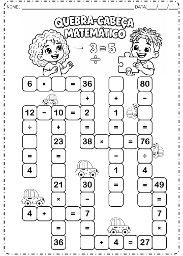 QUEBRA-CABEÇA MATEMÁTICO