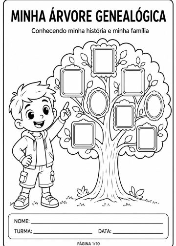 ATIVIDADE MINHA ÁRVORE GENEALÓGICA — 3º ano! ATIVIDADE MINHA ÁRVORE GENEALÓGICA — 3º ano!