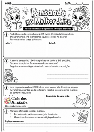 Estratégias de Cálculo e Relações entre Operações - 5° Ano