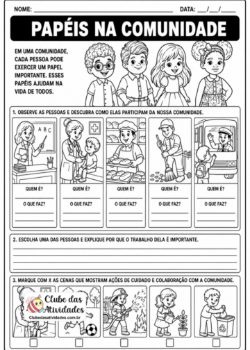 ATIVIDADE DE HISTÓRIA – 2º ANO | CADA PESSOA TEM SUA HISTÓRIA