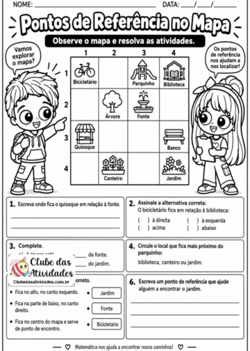 Atividade Geometria – 4° Ano