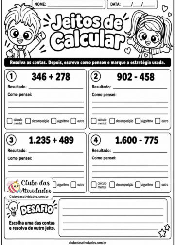 Jeitos de Calcular – 4° Ano