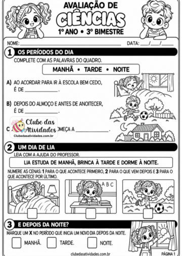 Avaliacao De Ciencias Bimestre Ano